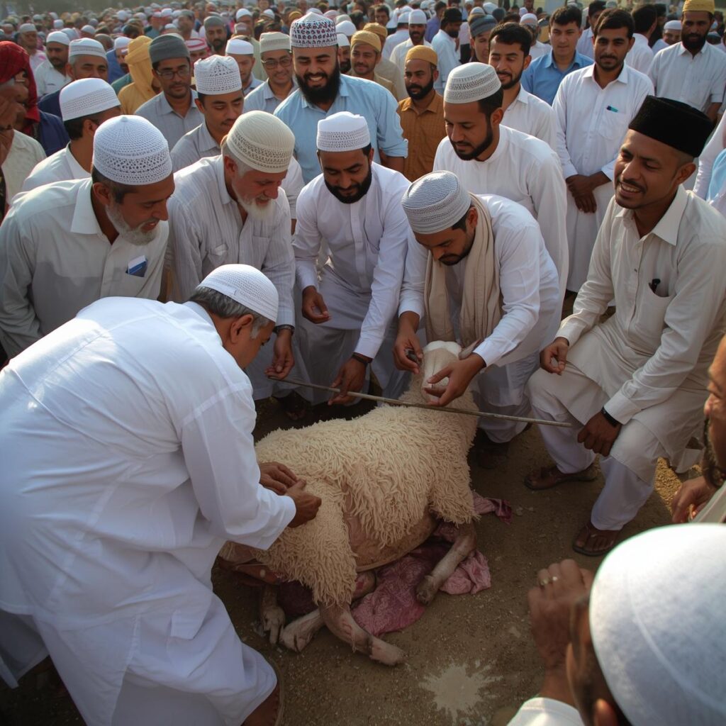 how to perform qurbani