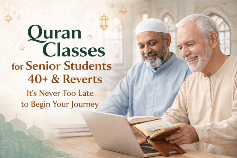 Quran classes for senior students