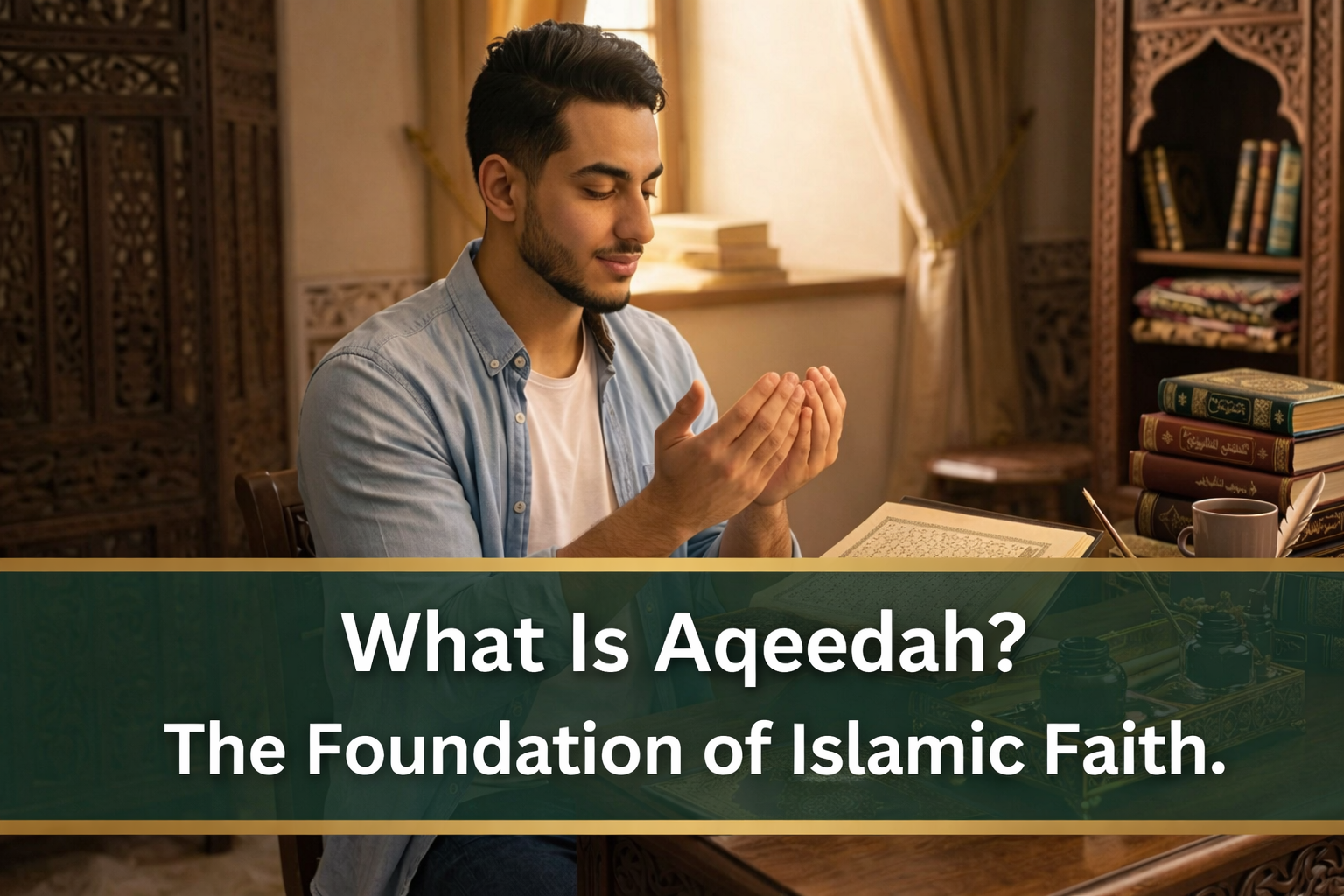 What Is Aqeedah and Why Is It the Foundation of Your Faith? 4 Aqeedah and faith in quiet reflection