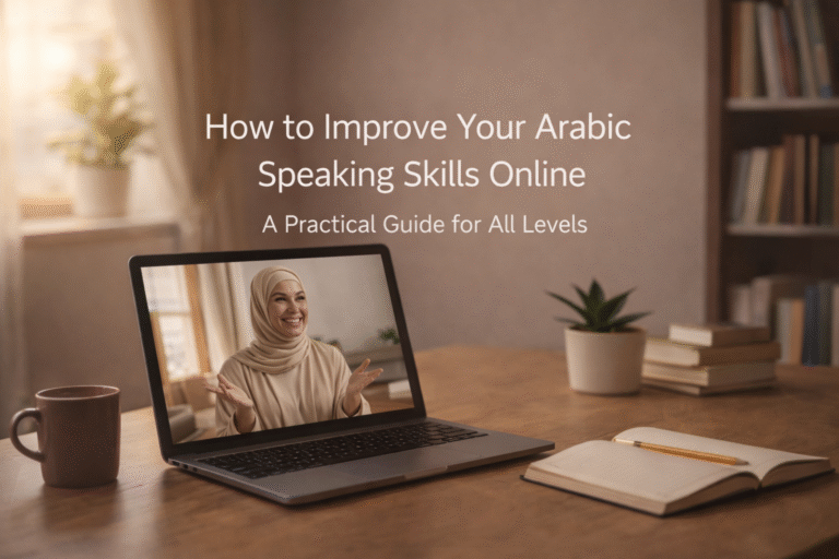 Improving Arabic speaking skills online